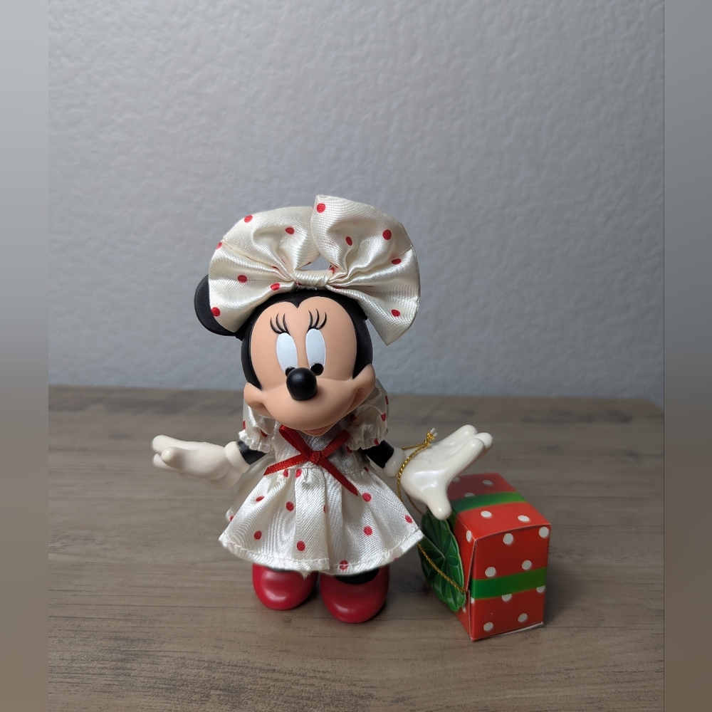 Disney Mattel Dressing Pretty Minnie Mouse 6" Vinyl Doll VINTAGE 1998